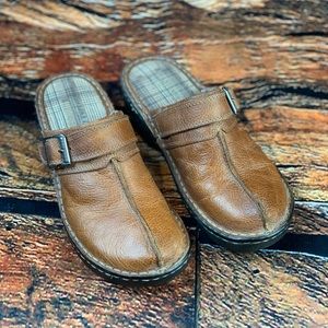 Eastland Mae Slip On Clog/Mule Size 7 EUC Leather